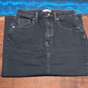 Universal Thread Women's Straight Skirt - Denim